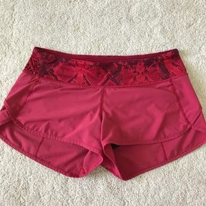 Lululemon Speed Shorts